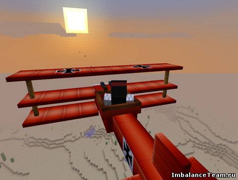 Minecraft мод на самолет