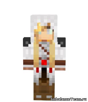 Скин девушки ассасина для Minecraft Скин девушки ассасина для Minecraft