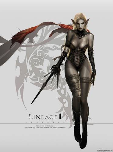 Фан Арт: Lineage 2 Dark Elf Female заставка