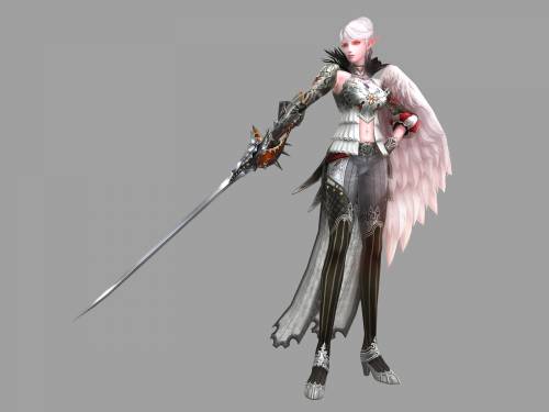 Lineage 2 Модель: Female Kamael