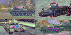 Зоны пробития World Of Tanks